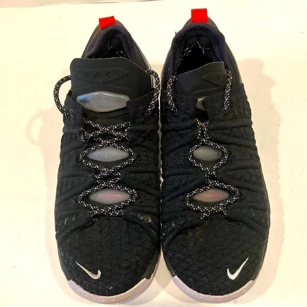 Nike Lebron XVIII (GS) CW2760-001 Basketball Shoes Black White Red Youth Sz 5.5Y